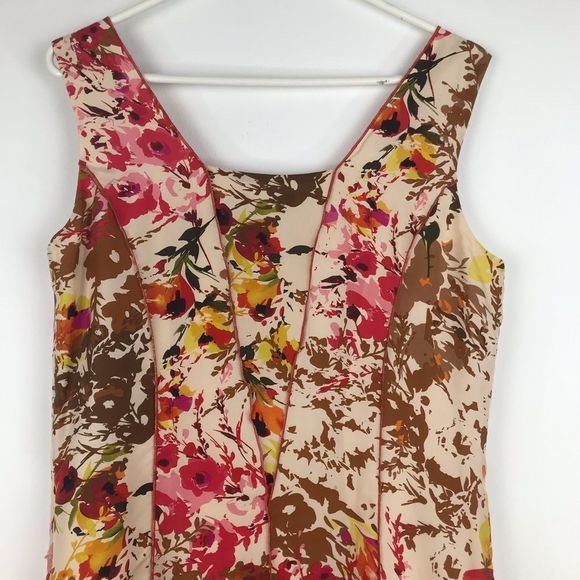 Sundance 100% Silk Cream and Floral Print Evelyn Tank Dress - Picture 8 of 15